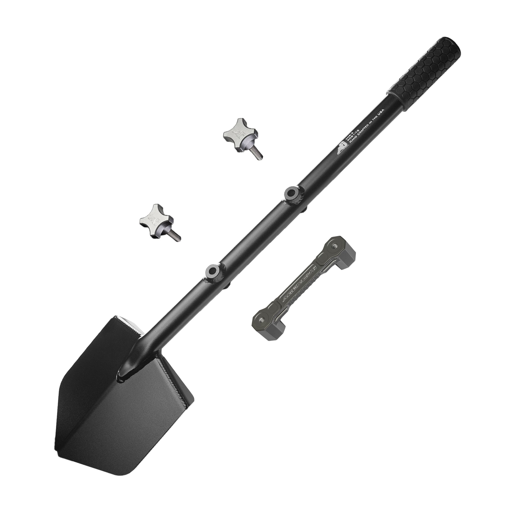 BLACKLONGSHOVELFLOATINGGREYSSMMOUNTwithNEWKNOBS - NVMOS