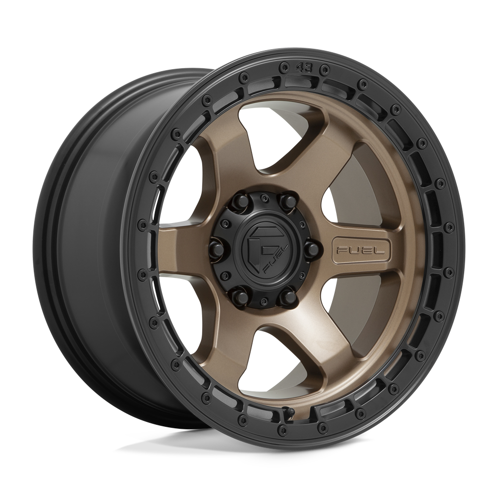 Fuel Block (D751) Wheel - Matte Bronze w/ Black Ring