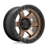 Fuel Block (D751) Wheel - Matte Bronze w/ Black Ring