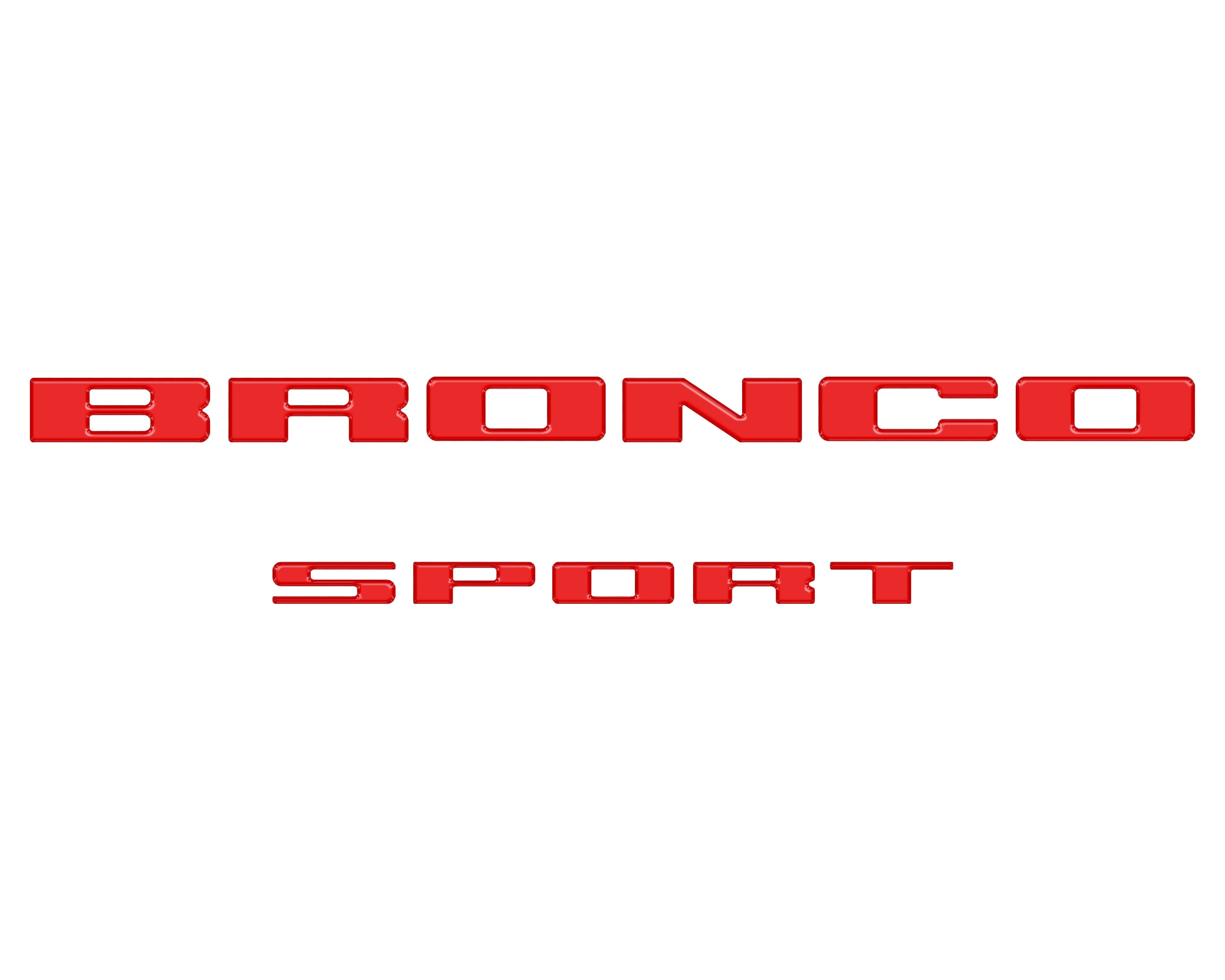 Rear Liftgate Letter Overlays Fits 2021-2026 Ford Bronco Sport – view 5