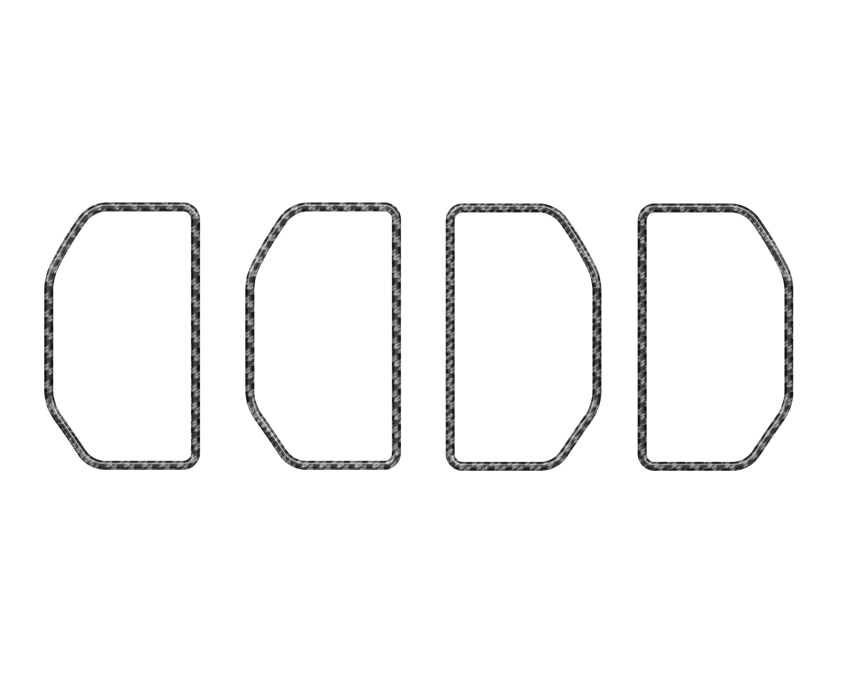 A/C Vent Surround Accent Overlays Fits 2021-2024 Ford Bronco Sport