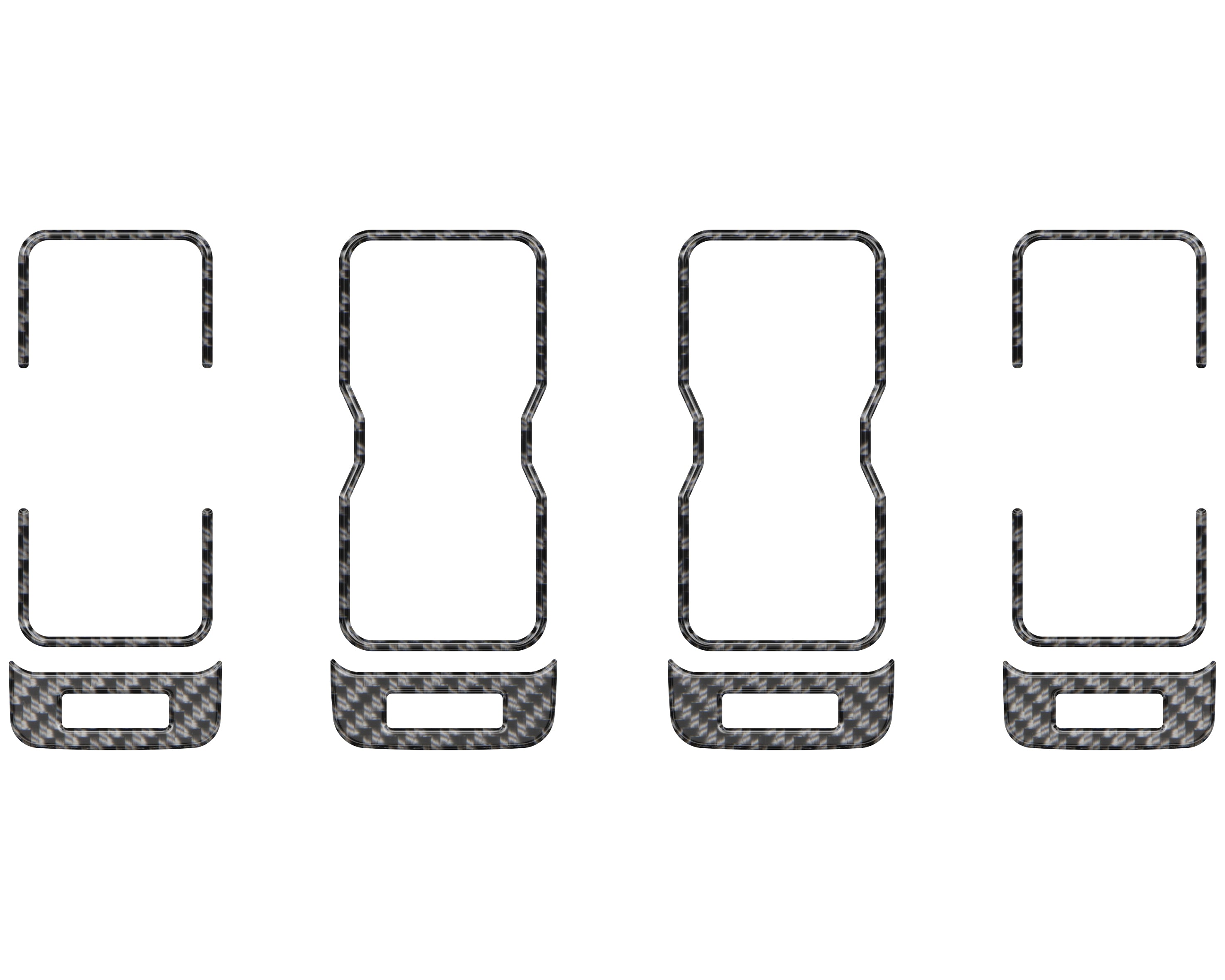 A.C. Vent Accent Trim Fits 2021-2026 Ford Bronco