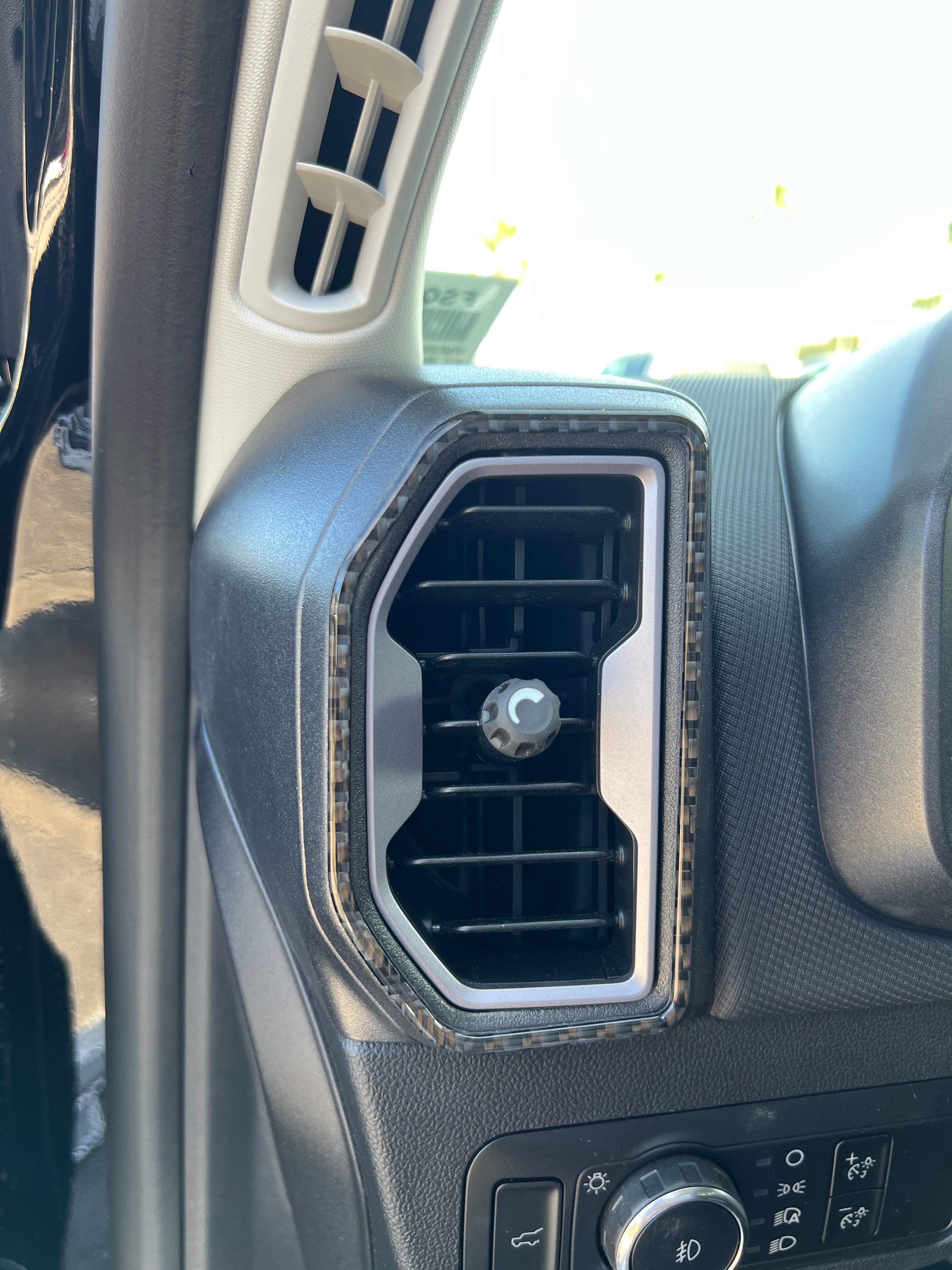 AC Vent Surround Accent Trim Fits 2025-2026 Ford Bronco Sport