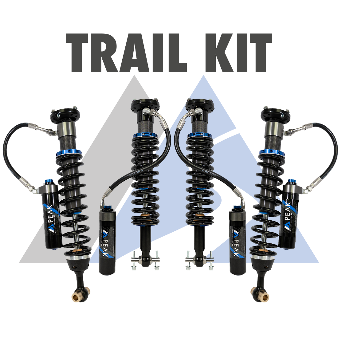 Peak Suspension 2.5" DSC Coilovers Trail Kit 21+ Ford Bronco (full size) for 2021+ Ford Bronco