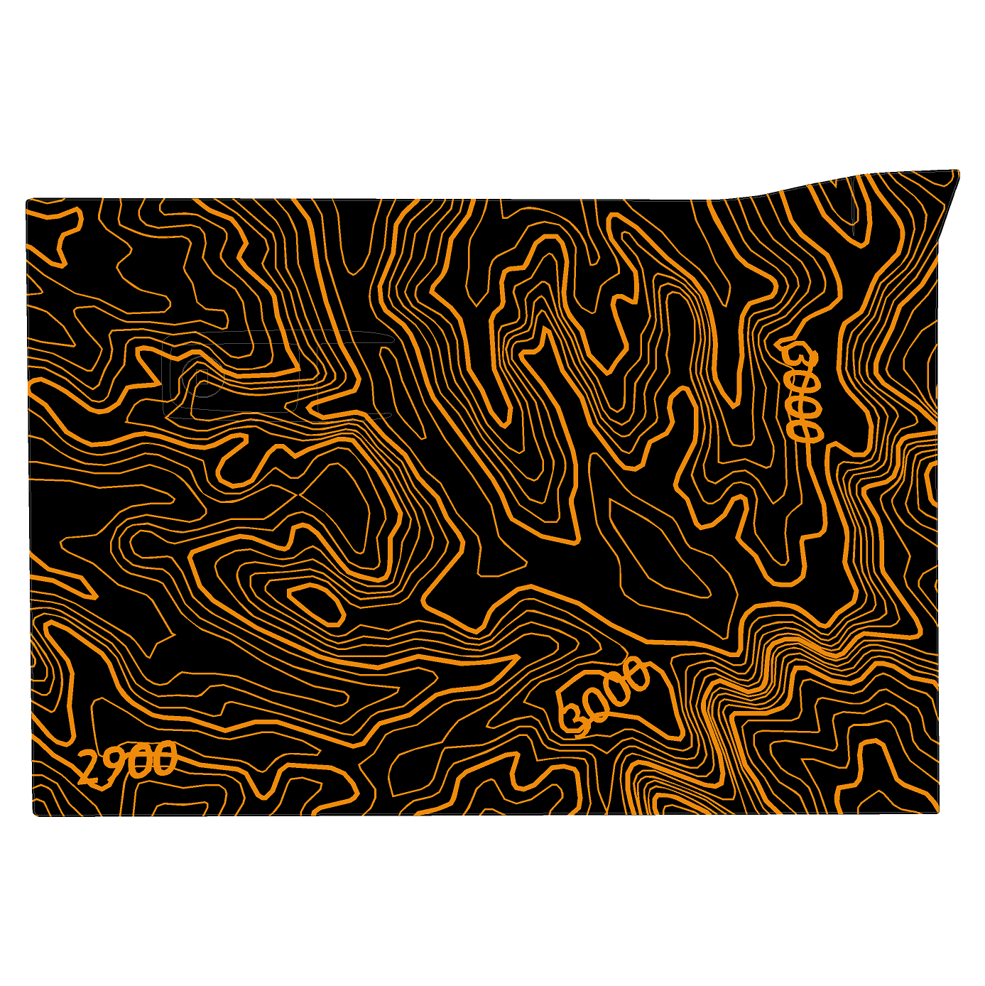 Topo Glovebox Overlay Kit (Printed Series) - 2021+ Bronco