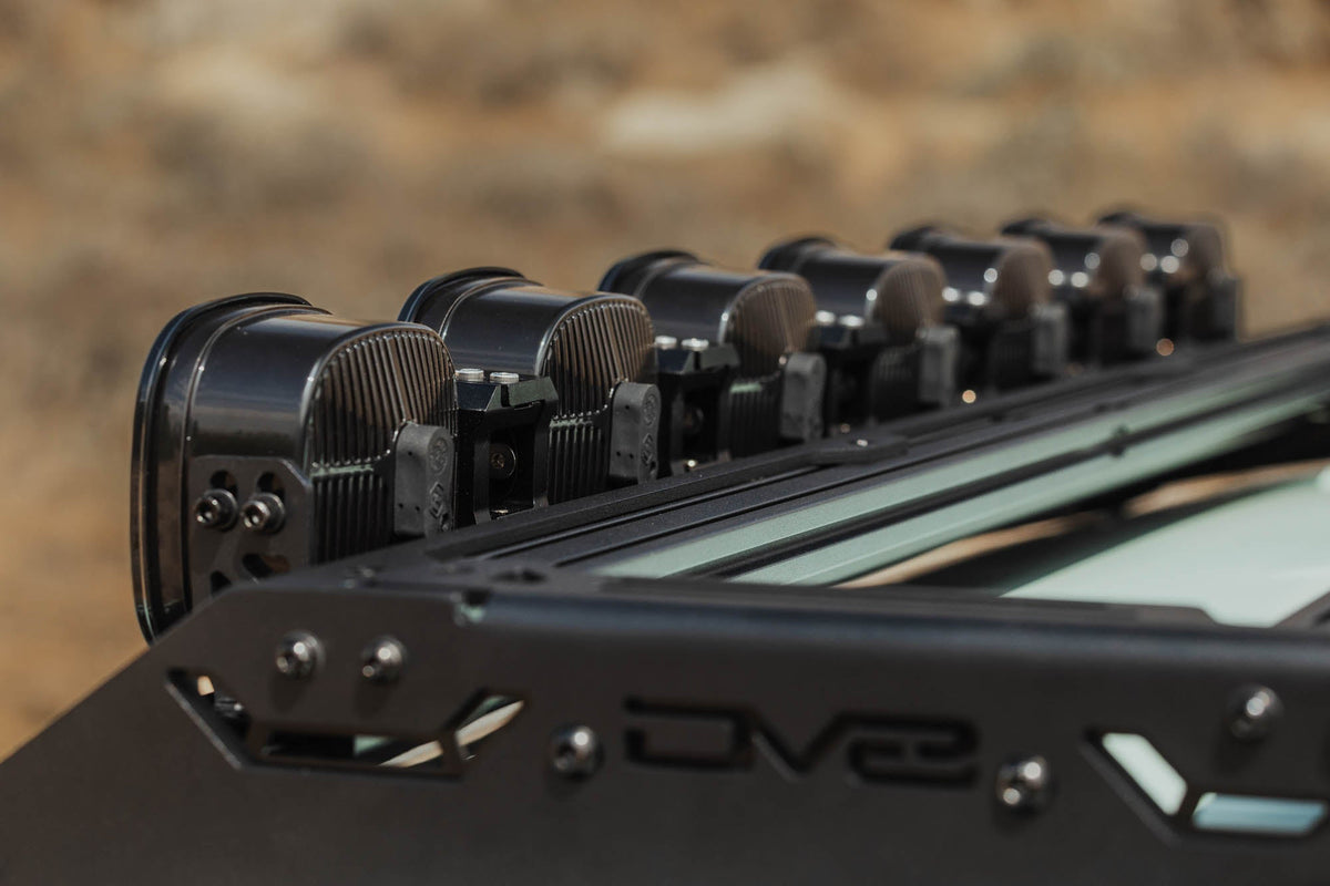 DV8 Offroad Baja Designs XL Linkable light bar mount for DV8 Spec Series roof racks