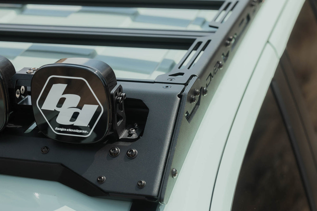 DV8 Offroad Baja Designs XL Linkable light bar mount for DV8 Spec Series roof racks