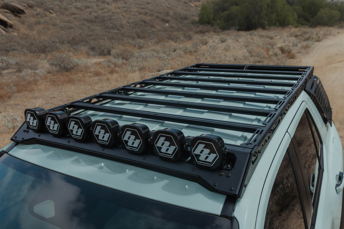DV8 Offroad Baja Designs XL Linkable light bar mount for DV8 Spec Series roof racks
