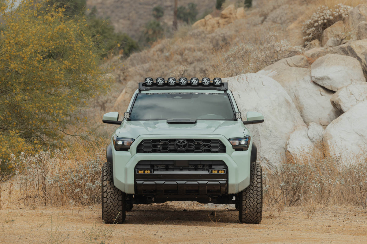 DV8 Offroad Baja Designs XL Linkable light bar mount for DV8 Spec Series roof racks
