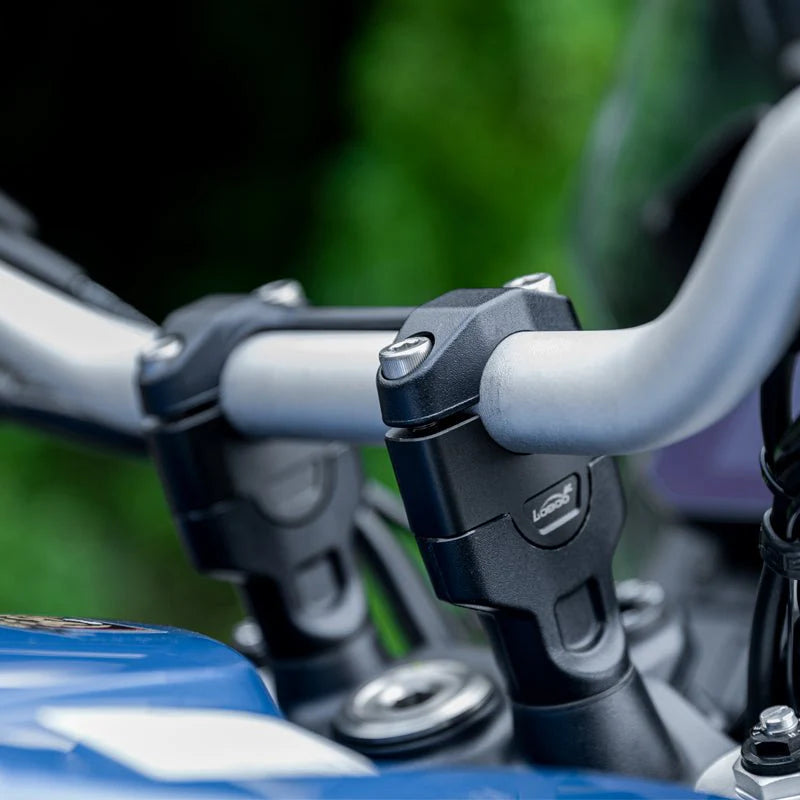 LOBOO Handlebar Risers for Aprilia Tuareg 660 (2022-on) – CNC Aluminum 0.98 in Bar Riser Kit, Black Anodized Finish