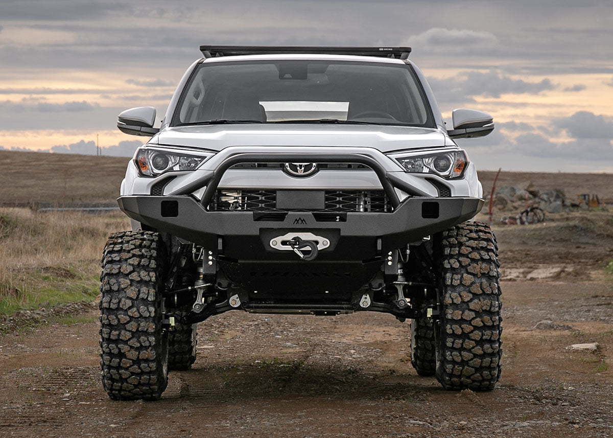 Backwoods Toyota 4Runner 5th Gen (2010-2024) Hi-Lite Overland Front Bumper [PreRunner Bull Bar]