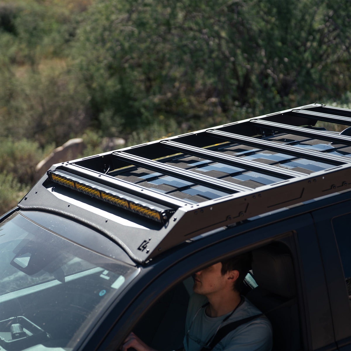 C4 Fabrication Tacoma Roof Rack with Optional Light Bar Mount / 4th Gen / 2024-2026