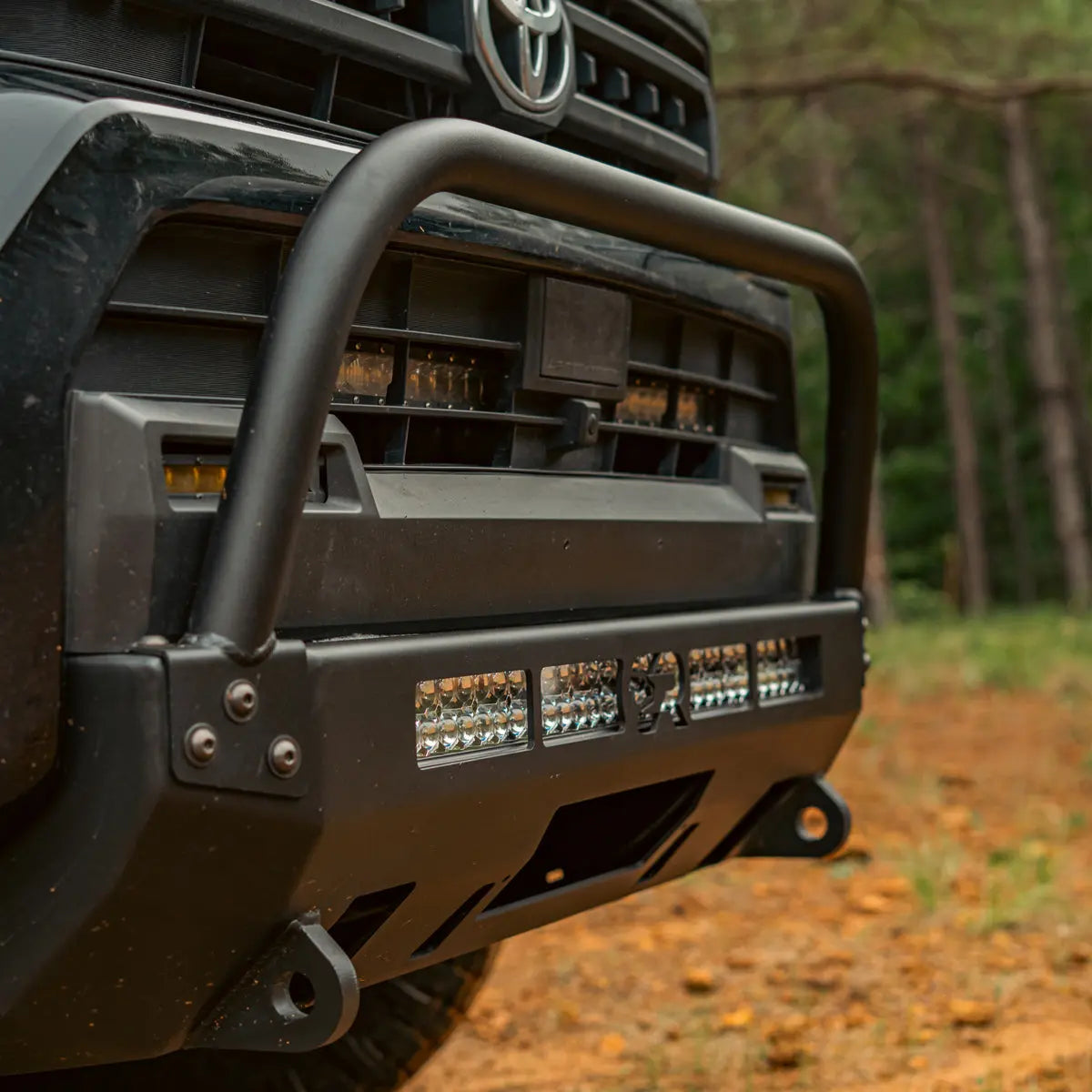 Cali Raised LED bull bar for Stealth bumper on 2025+ Toyota 4Runner