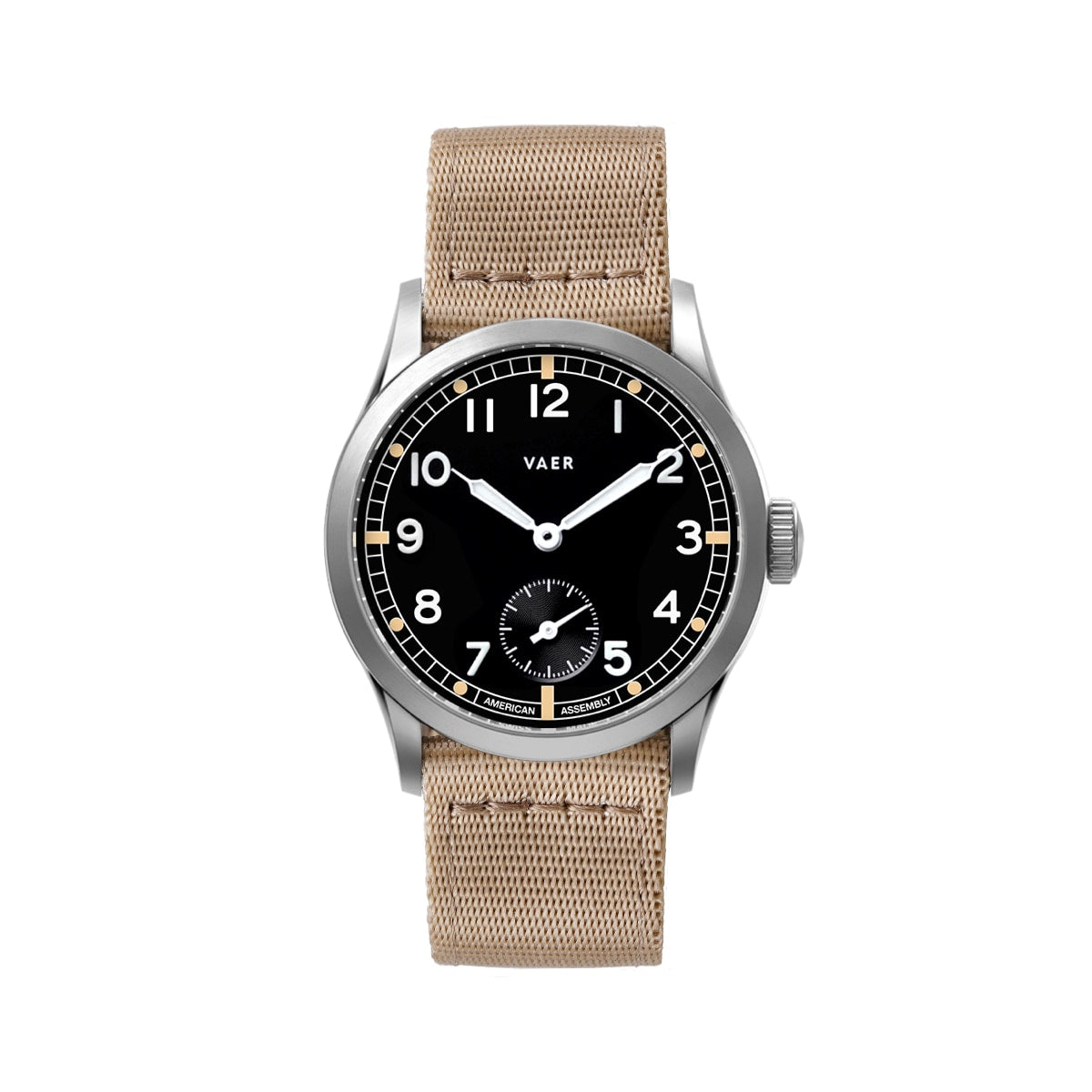 VAER C3 Dirty Dozen Field Watch - 36mm Ameriquartz