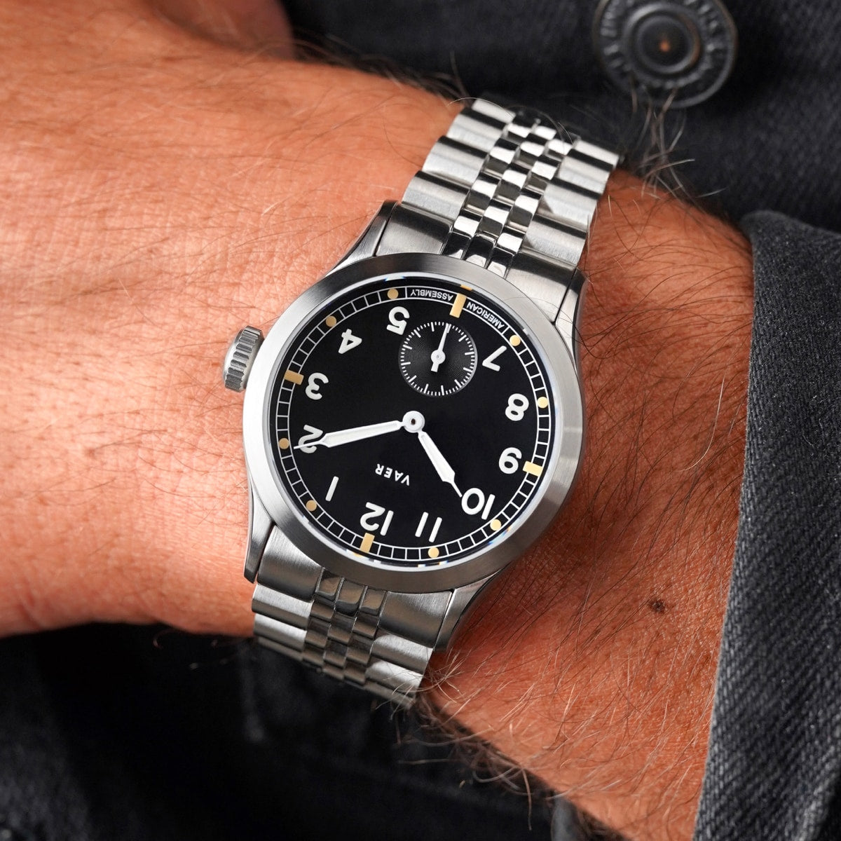 VAER C3 Dirty Dozen Field Watch - 36mm Ameriquartz