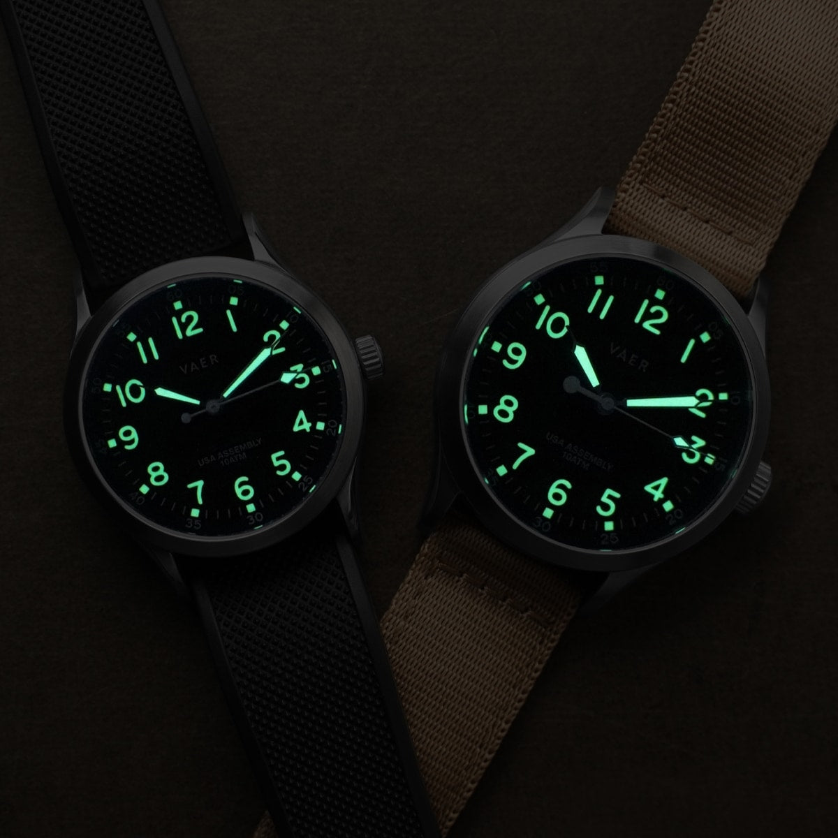 VAER C3 Korean Field Watch - 36mm USA Solar