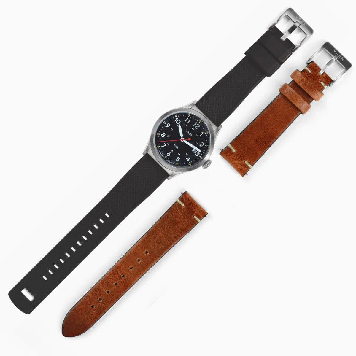 VAER C5 Field Black Watch - Solar - 40mm USA