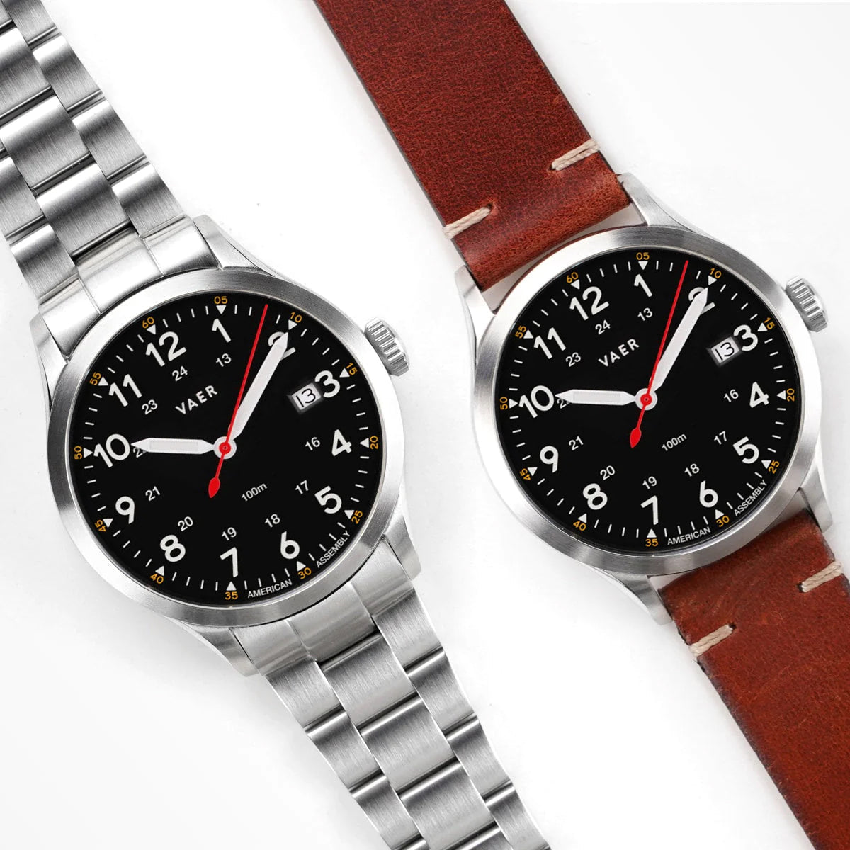 VAER C5 Field Black Watch - Solar - 40mm USA