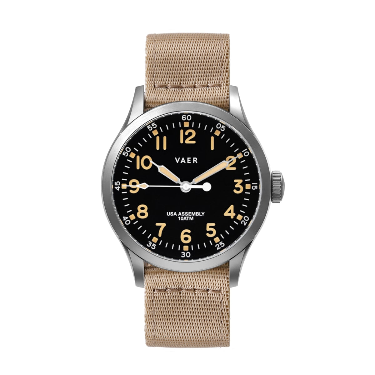 VAER C5 Korean Field Watch - 40mm USA Solar