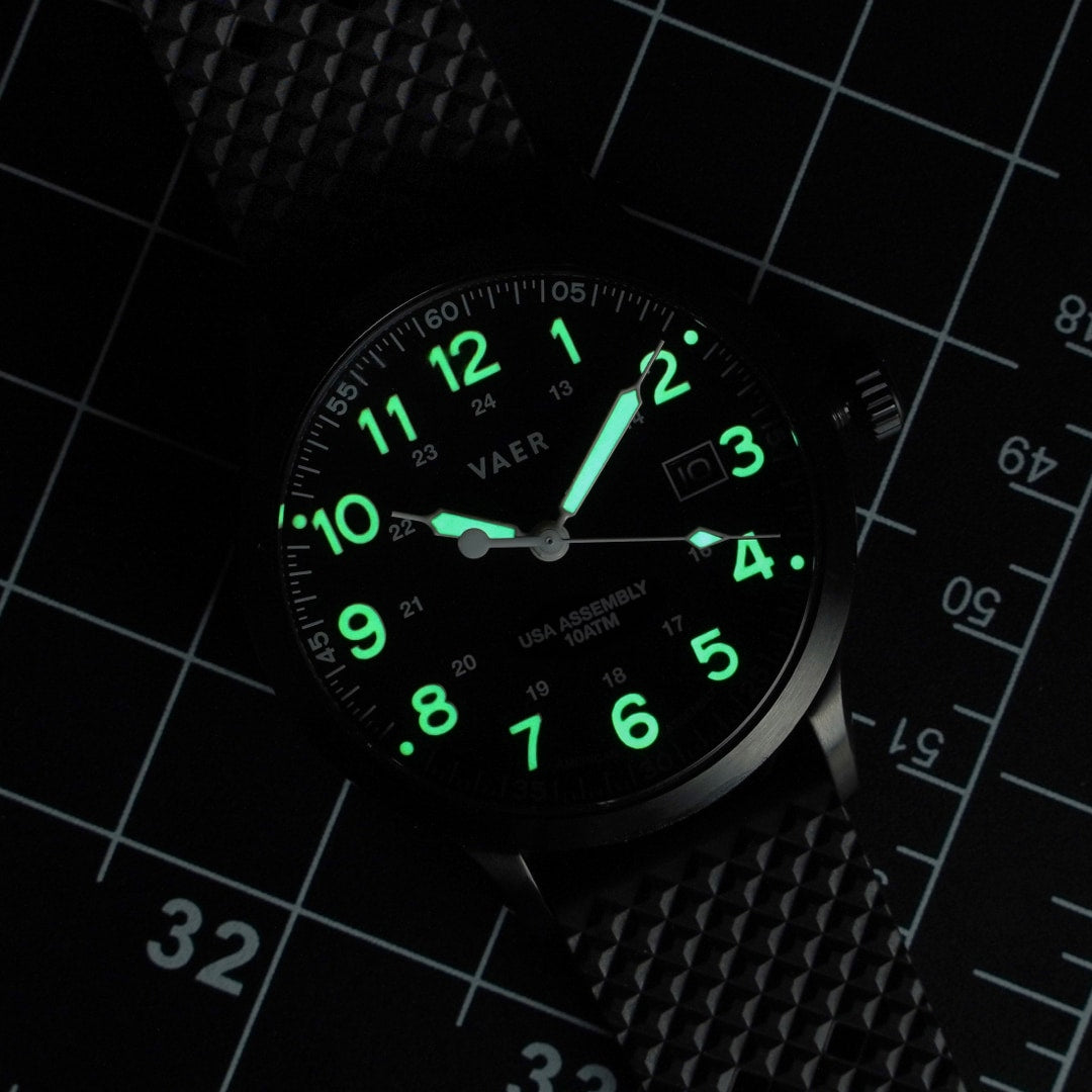 VAER C5 Tactical Field Solar Watch - 40mm USA