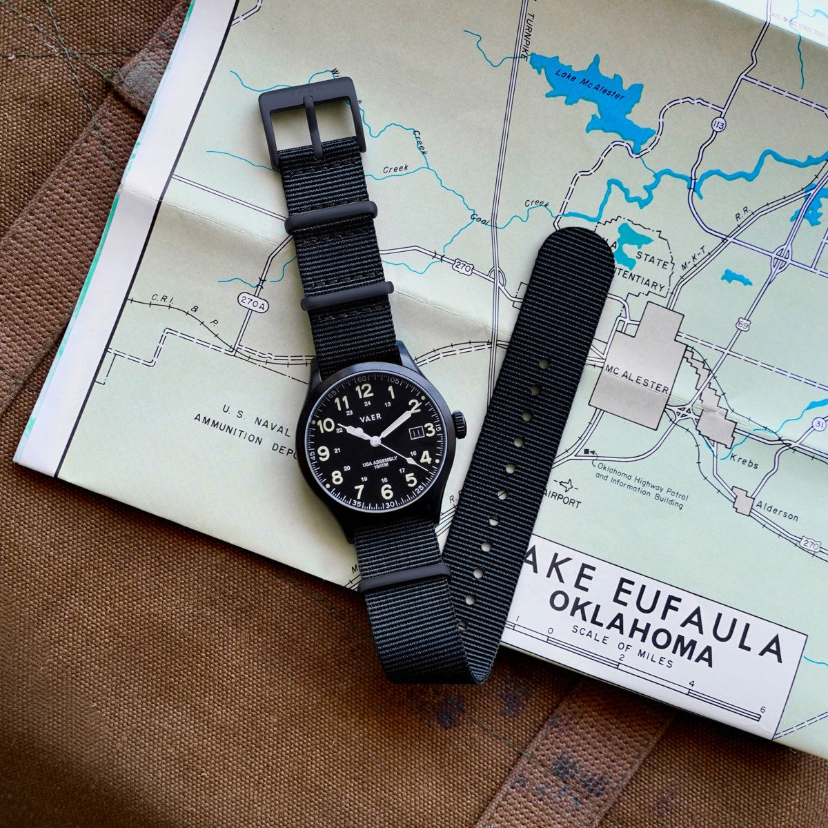 VAER C5 Tactical Field Solar Watch - 40mm USA