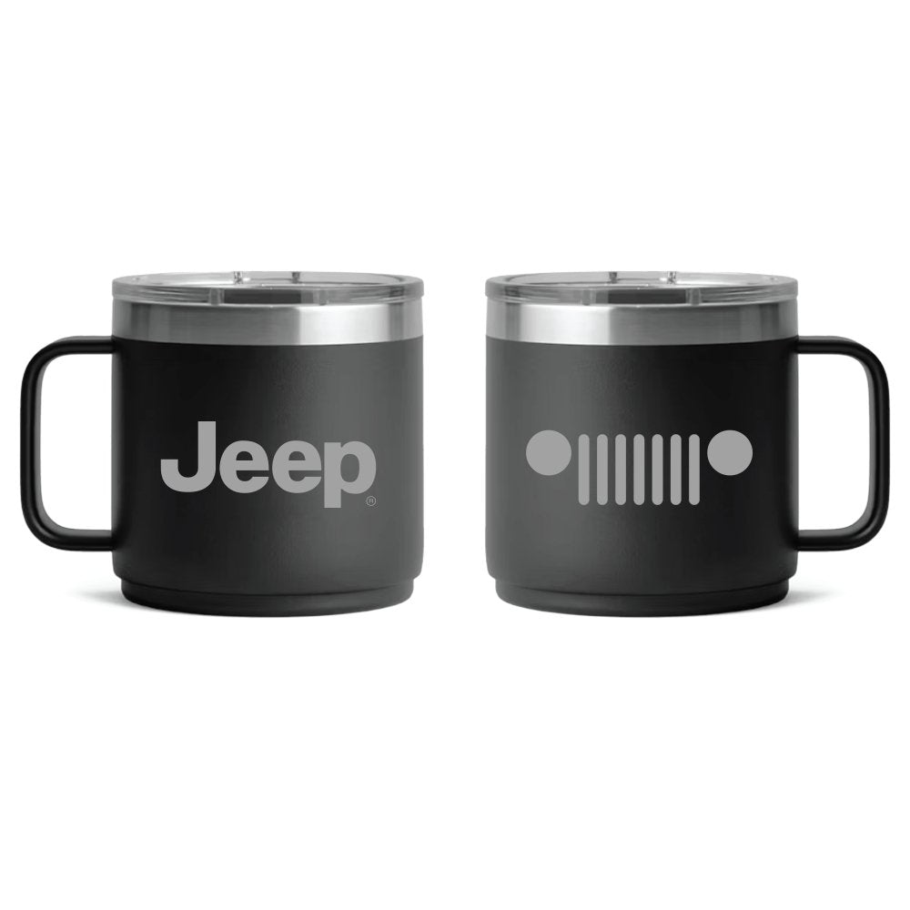 Camper Mug - Jeep Insulated - Black