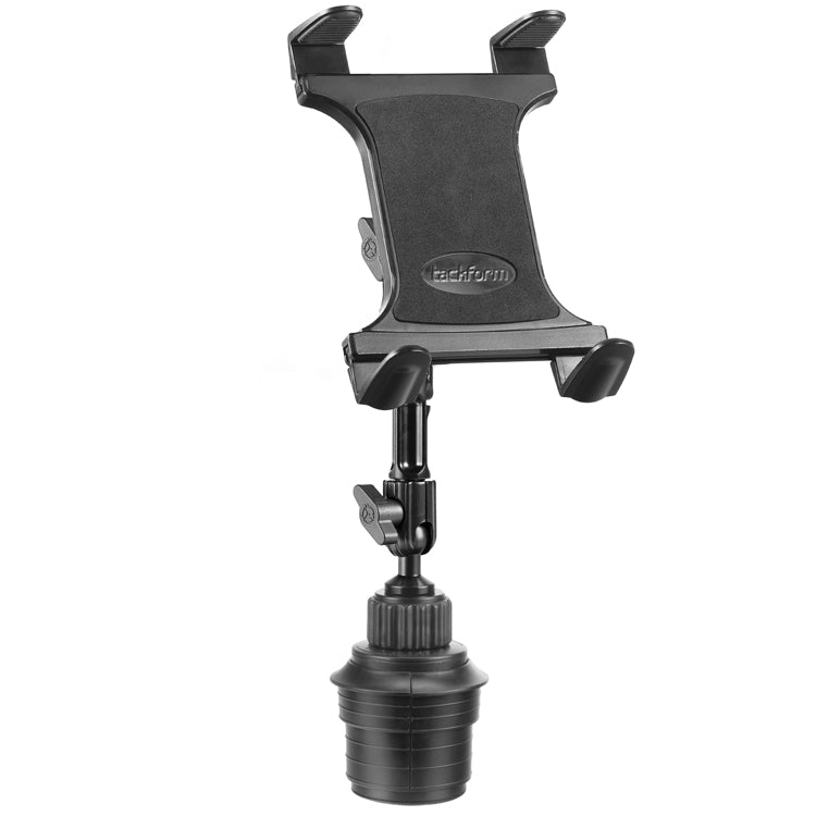 Tackform cup holder tablet mount for universal fit