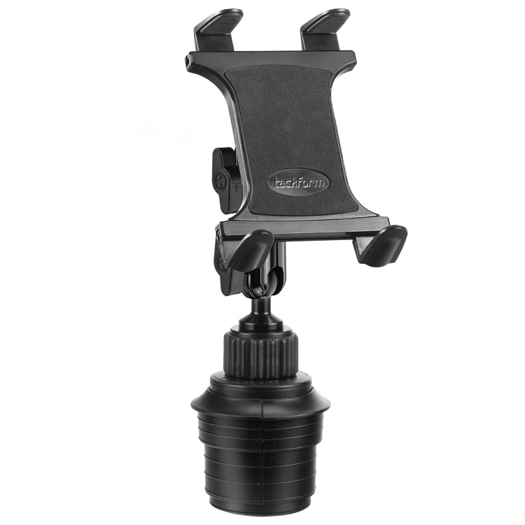 Tackform CH11-TAB cup holder tablet mount with 3.5" arm for semi truck, universal fit