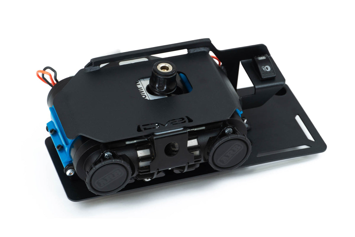 DV8 Offroad rear seat air compressor mount for 2023-2026 Chevy Colorado and GMC Canyon