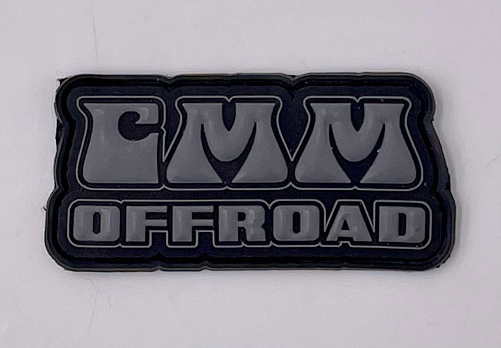 Gray CMM Offroad patch for overlanding and expedition vehicle accessories