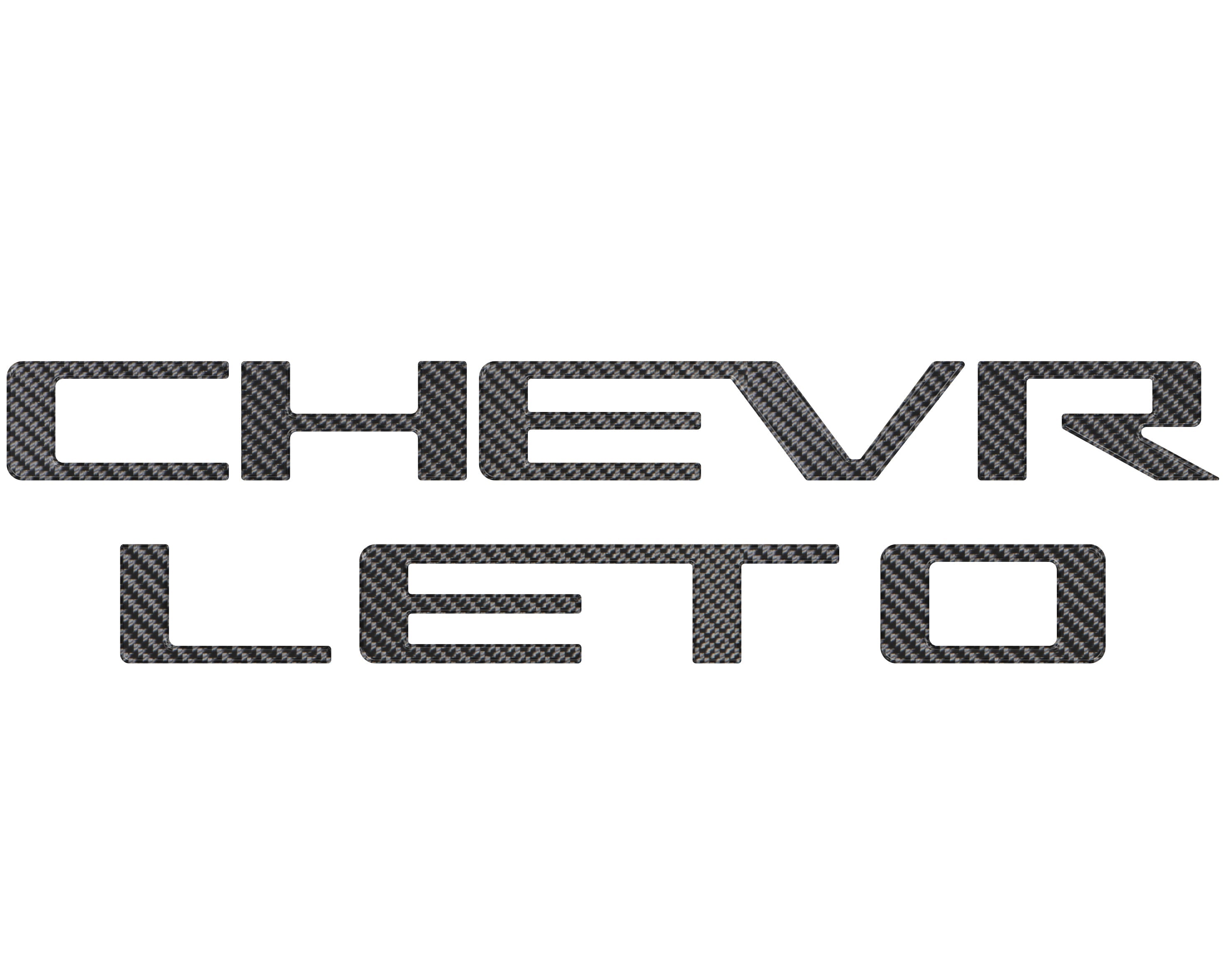 Tailgate Letter Inserts Fits 2023-2026 Chevrolet Colorado