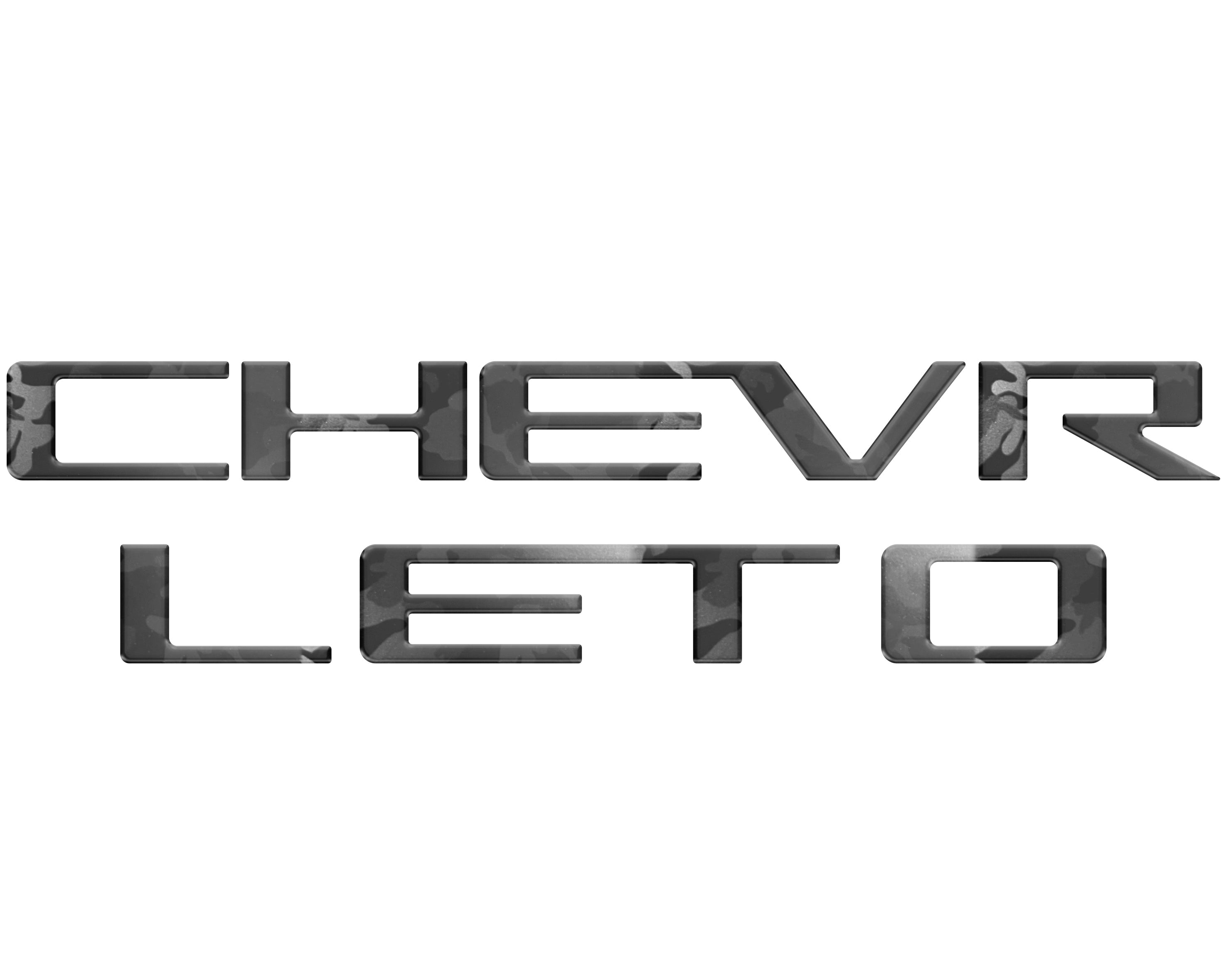 Tailgate Letter Inserts Fits 2023-2026 Chevrolet Colorado