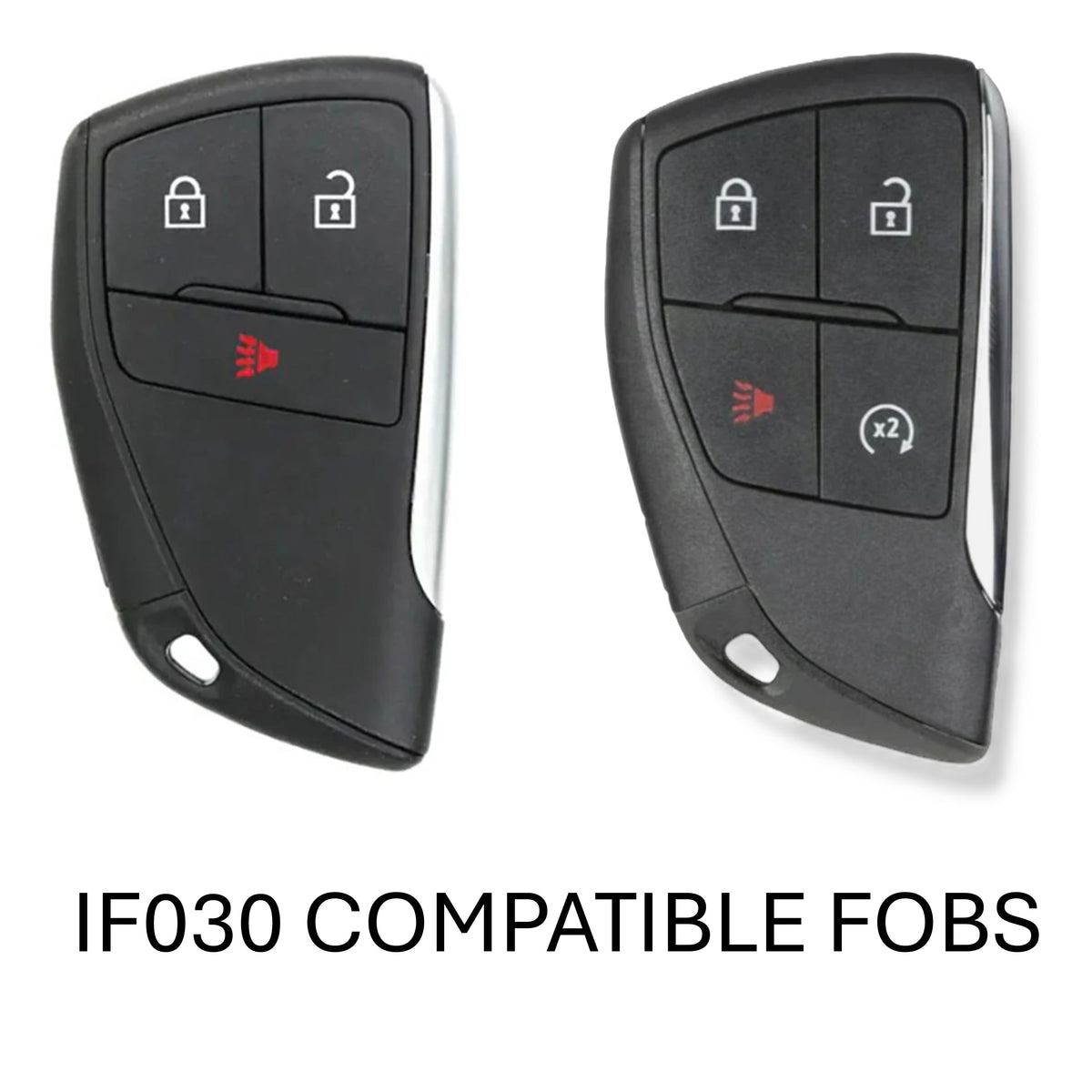 AJT Design Injection Fob IF030 blue key fob case for 2023+ Chevy Colorado and GMC Canyon