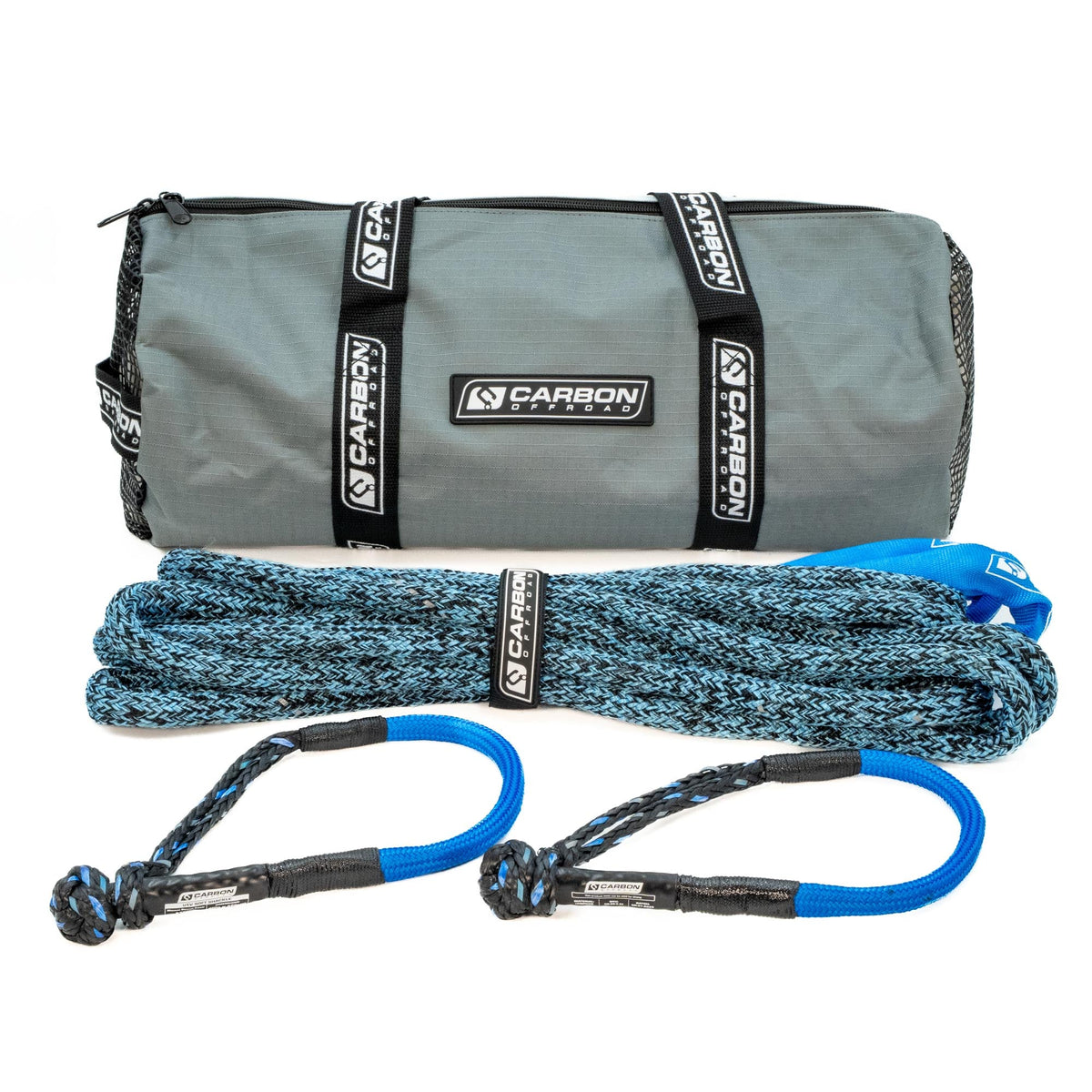 Carbon Offroad small vehicle kinetic rope and soft shackle combo for universal fit