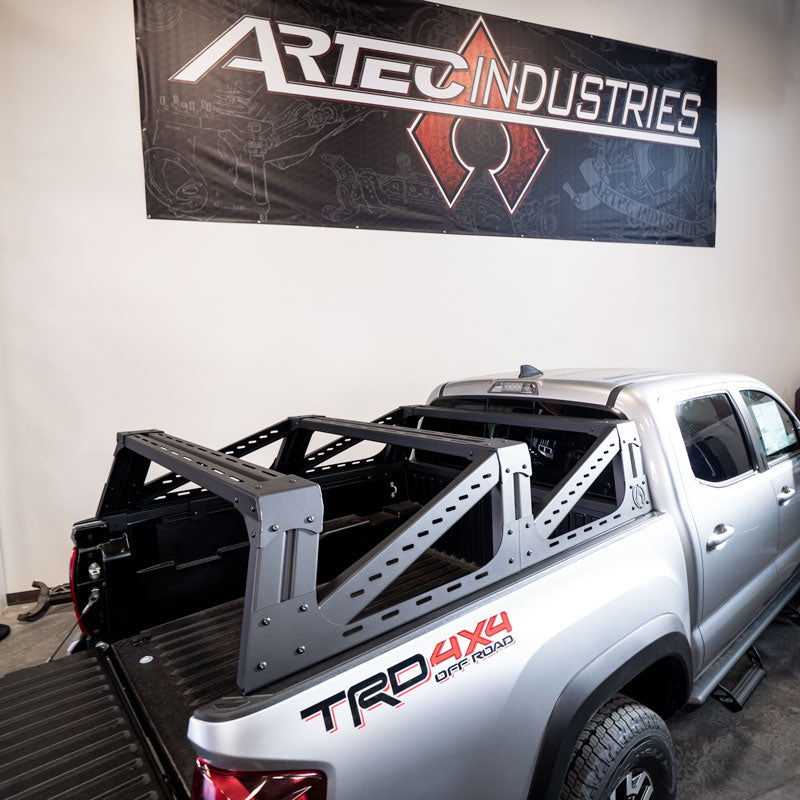 Toyota Tacoma 3G Mid Height Bed Rack - ALUMINUM