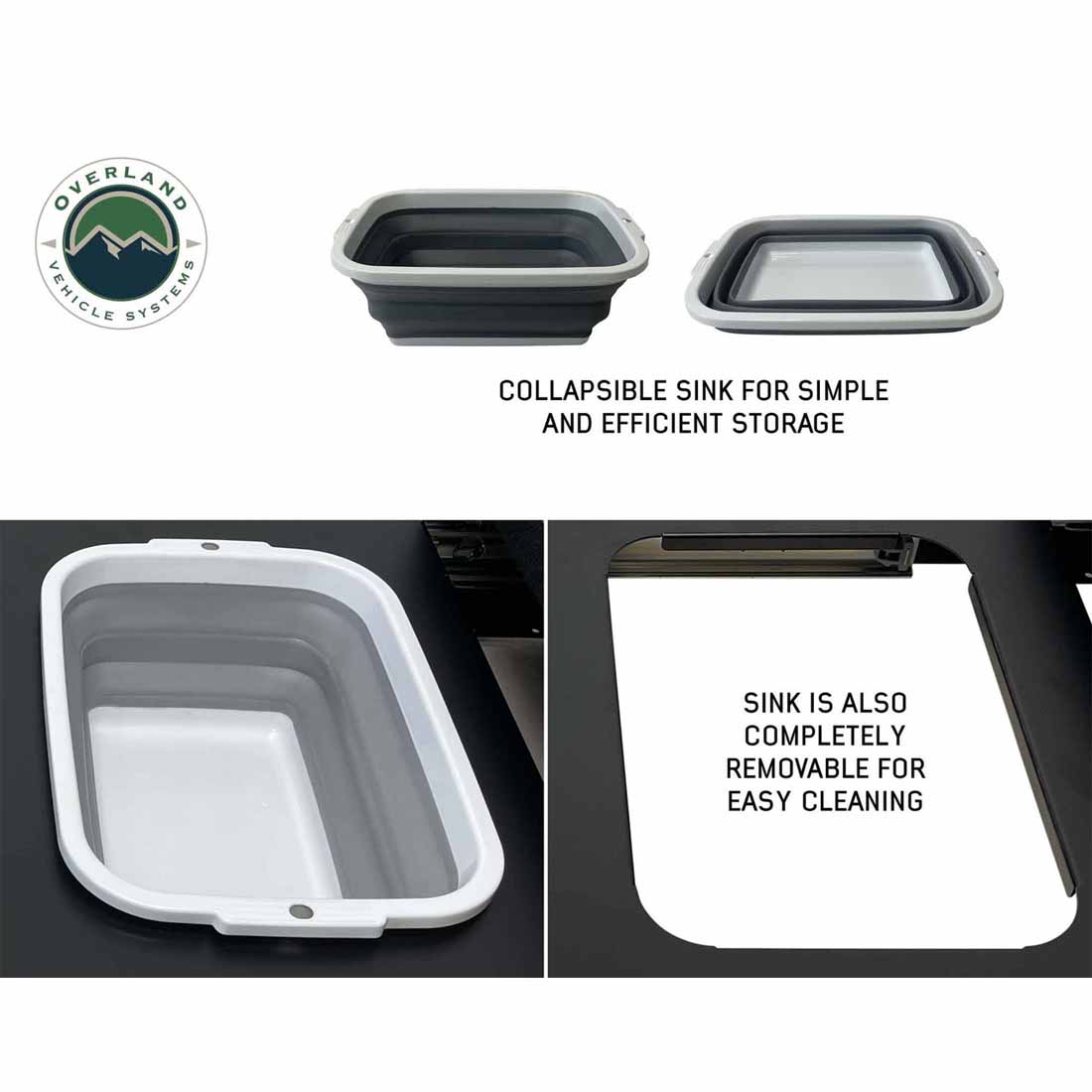 Overland Vehicle Systems camp cargo box kitchen with slide-out sink - view 7