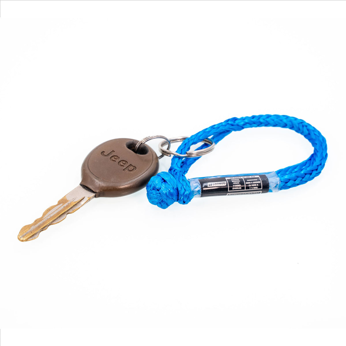 Carbon Offroad soft shackle keyring 1.1 ton for universal fit