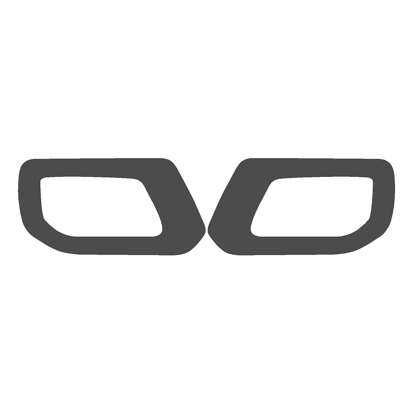 Solid Color Interior Door Handle Overlays (Printed Series) - 2021+ Bronco