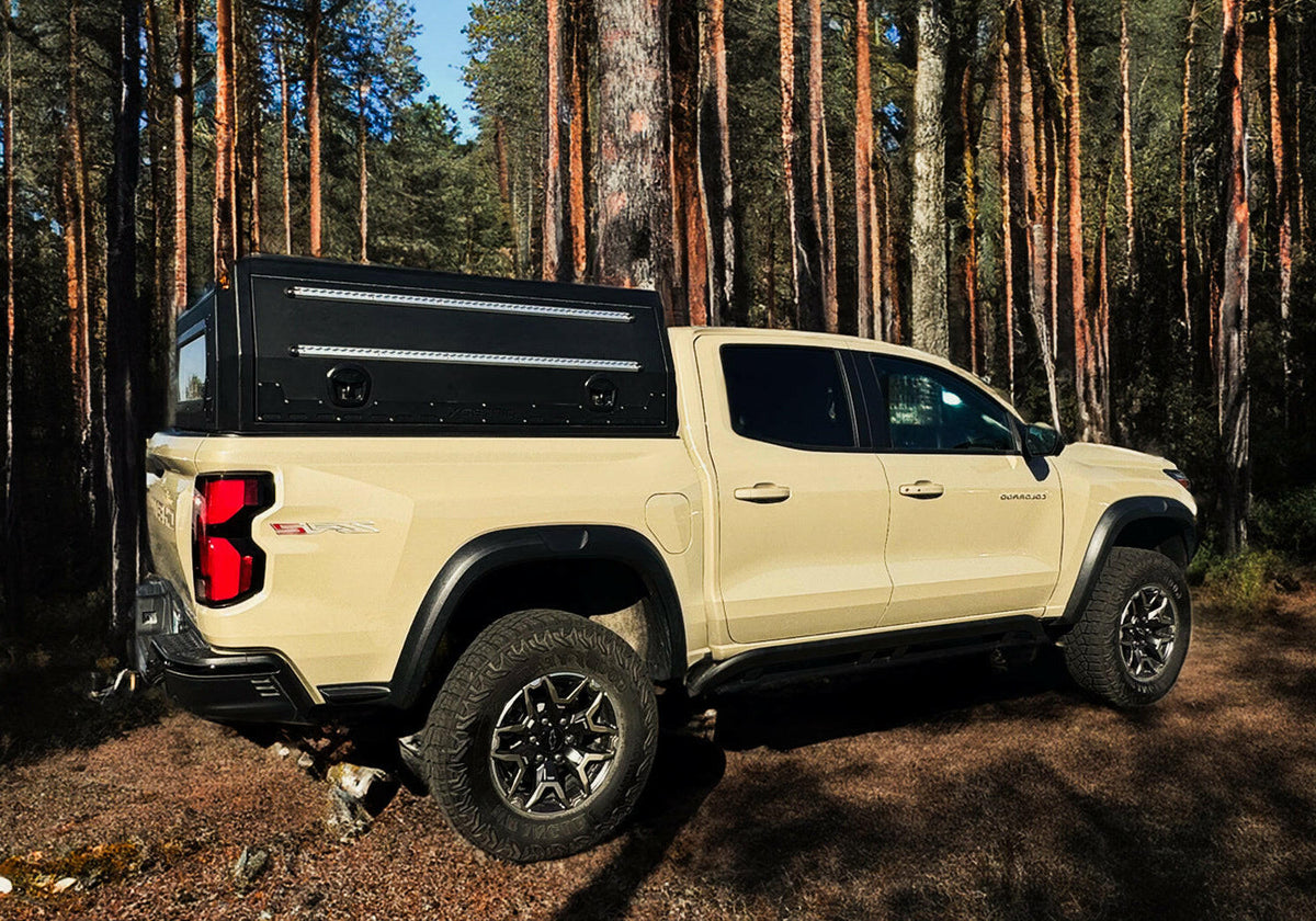 Dirtbox Overland Gull Wing Truck Bed Topper for Chevy Colorado, GMC Canyon, Silverado and Sierra