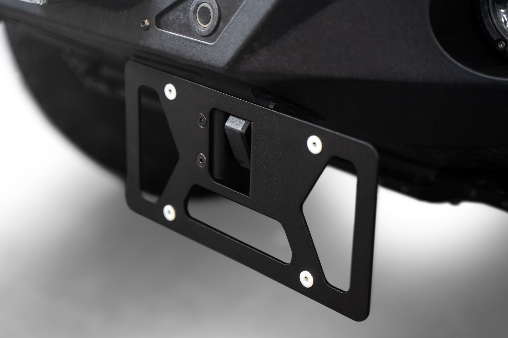 Clevis-Mounted-License-Plate-Bracket-Installed-2 - NVMOS