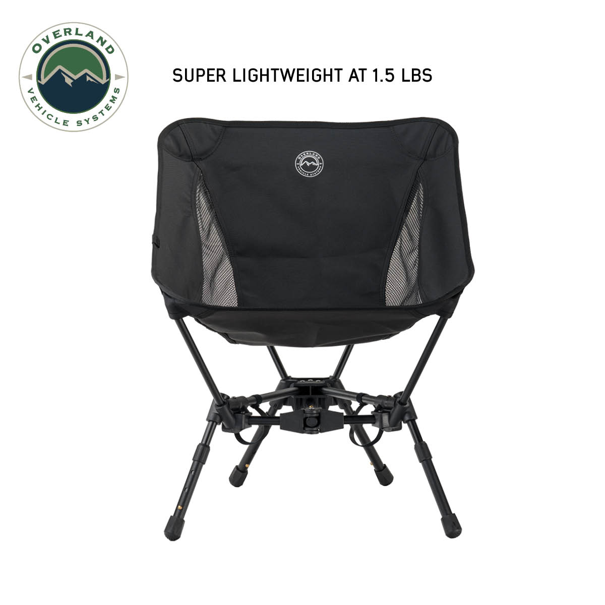 Overland Vehicle Systems compact camping chair with collapsible aluminum frame - view 2