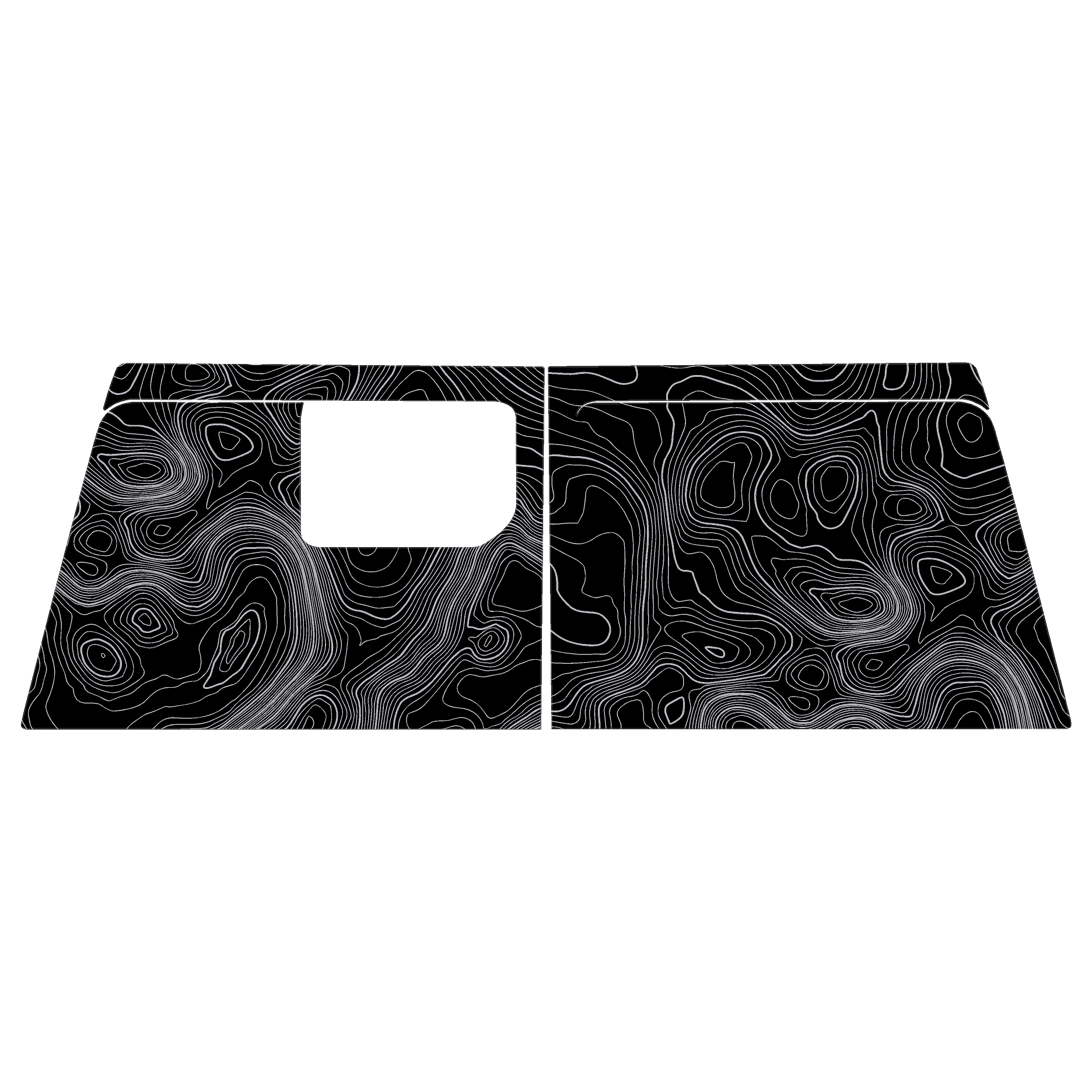 Topo Cargo Area Overlay Kit Part 1 (Printed Series) - 2021+ Bronco 4 Door