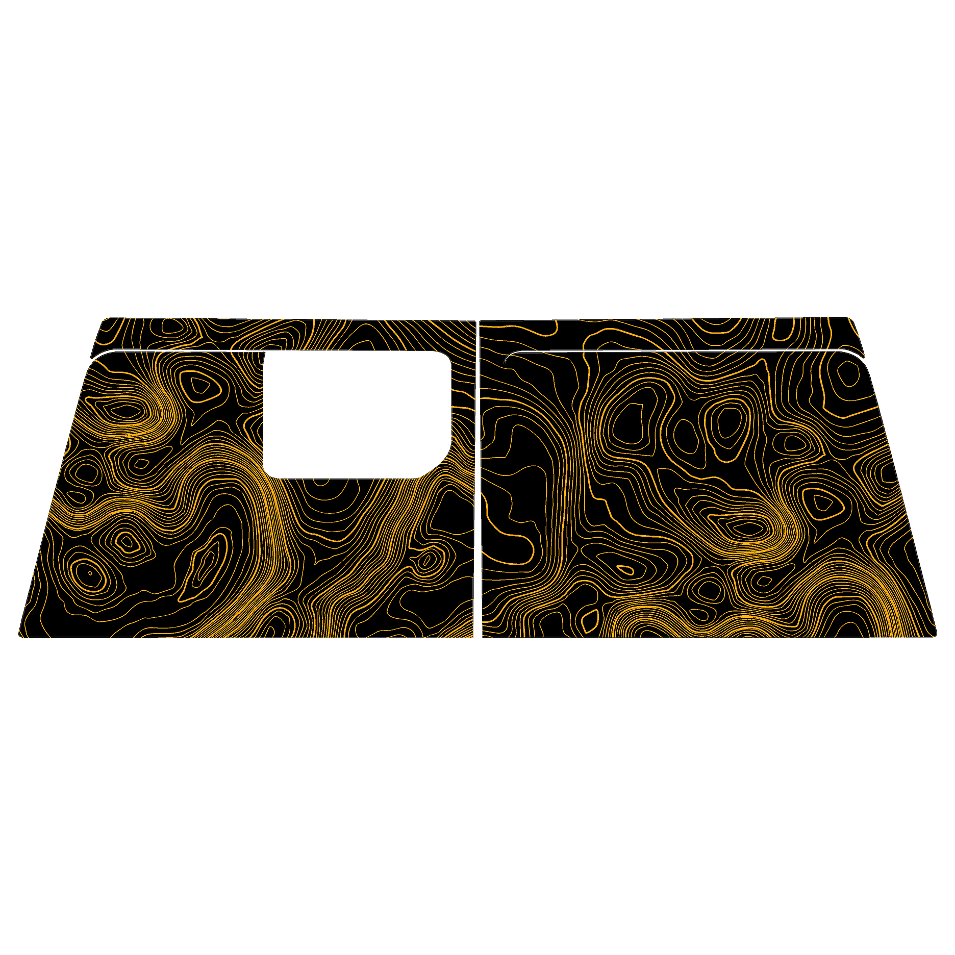 Topo Cargo Area Overlay Kit Part 1 (Printed Series) - 2021+ Bronco 4 Door