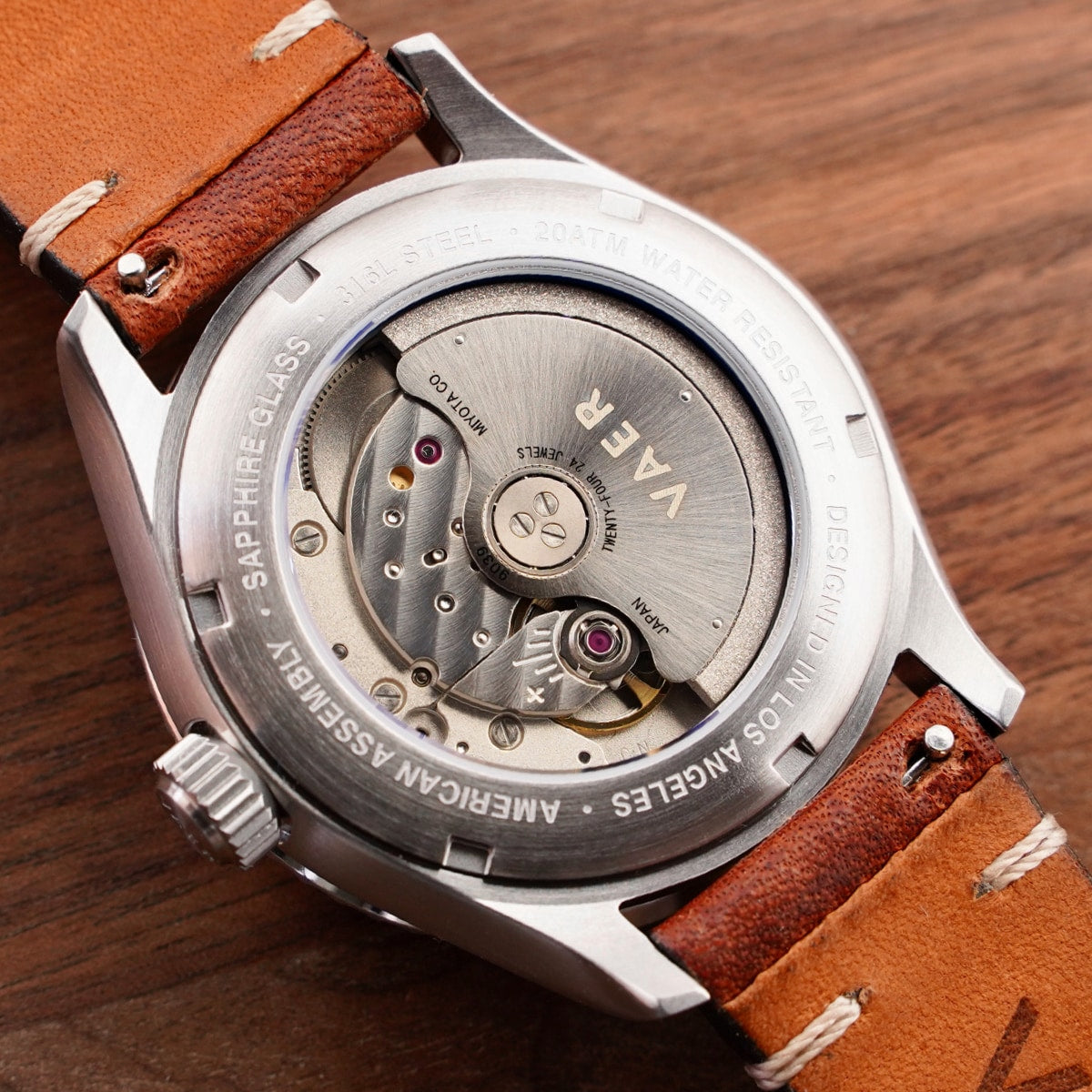 VAER D5 Watch - Meridian Black - USA Auto 39mm