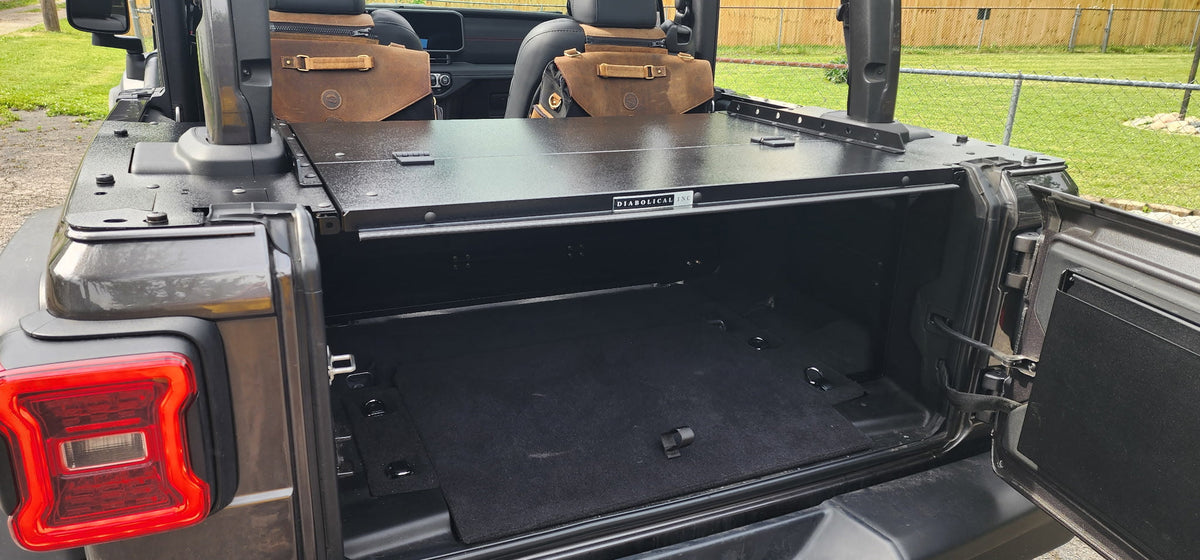 Diabolical Inc Slipstream for 2024-up Jeep Wrangler JL 2-door, folding top