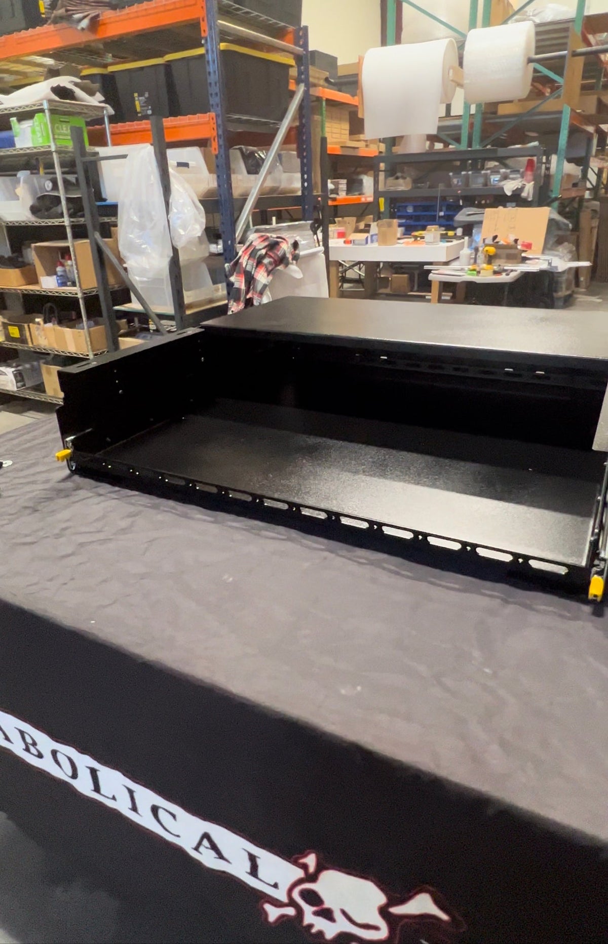 Diabolical Inc Clyde drawer top with tie-down rails