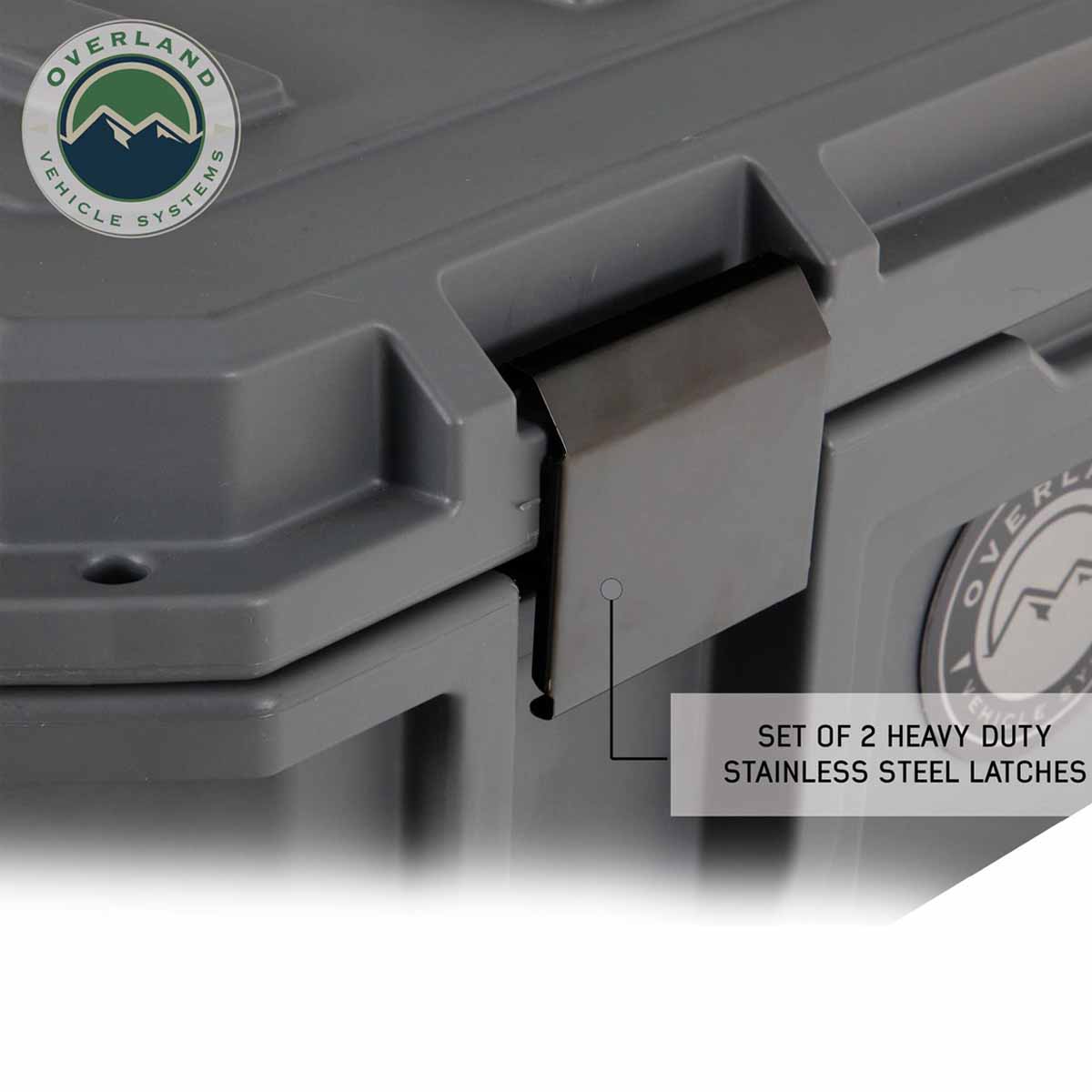 Overland Vehicle Systems D.B.S. 117 quart dark grey dry box - view 6