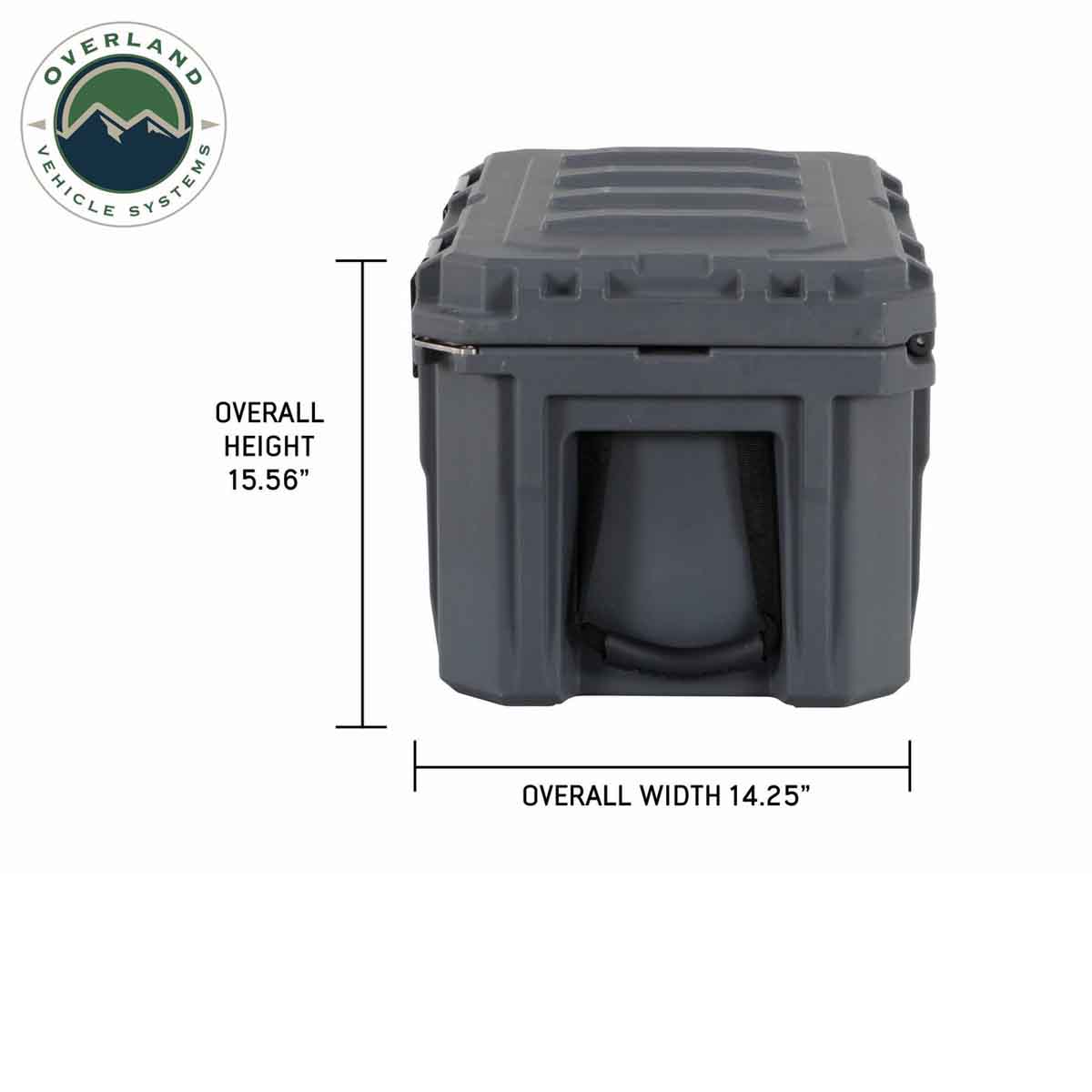 Overland Vehicle Systems D.B.S. 53 quart dark grey dry box - view 9