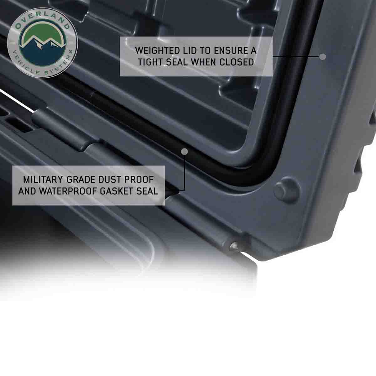 Overland Vehicle Systems D.B.S. 53 quart dark grey dry box - view 5
