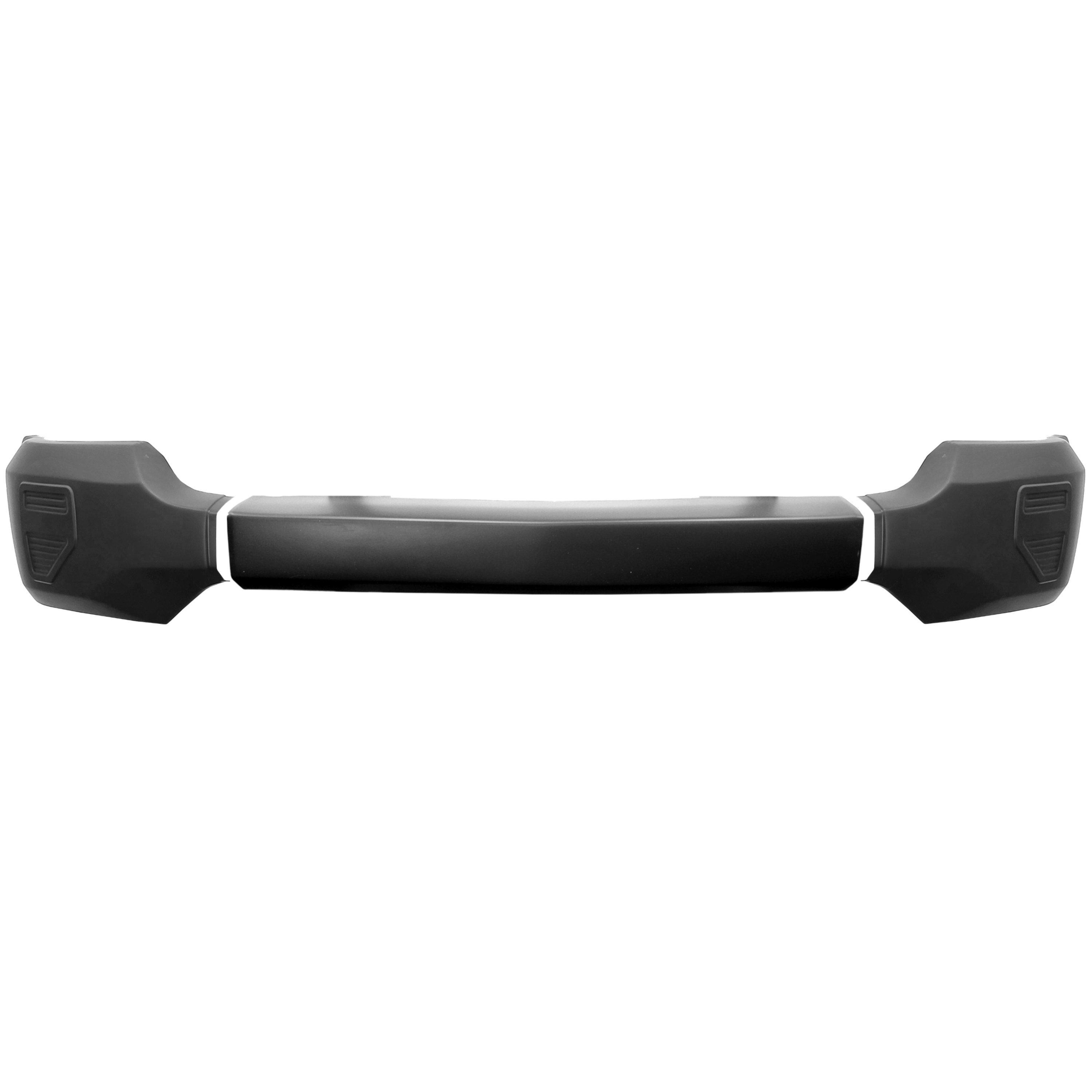 2016-2018 Chevy Silverado 1500 - Front BUMPERSHELLZ™ -Chrome Delete Bumper Cap Kit Chrome Delete Kit NO parking sensors NO fog lamps Paintable ABS (ready for color match paint)